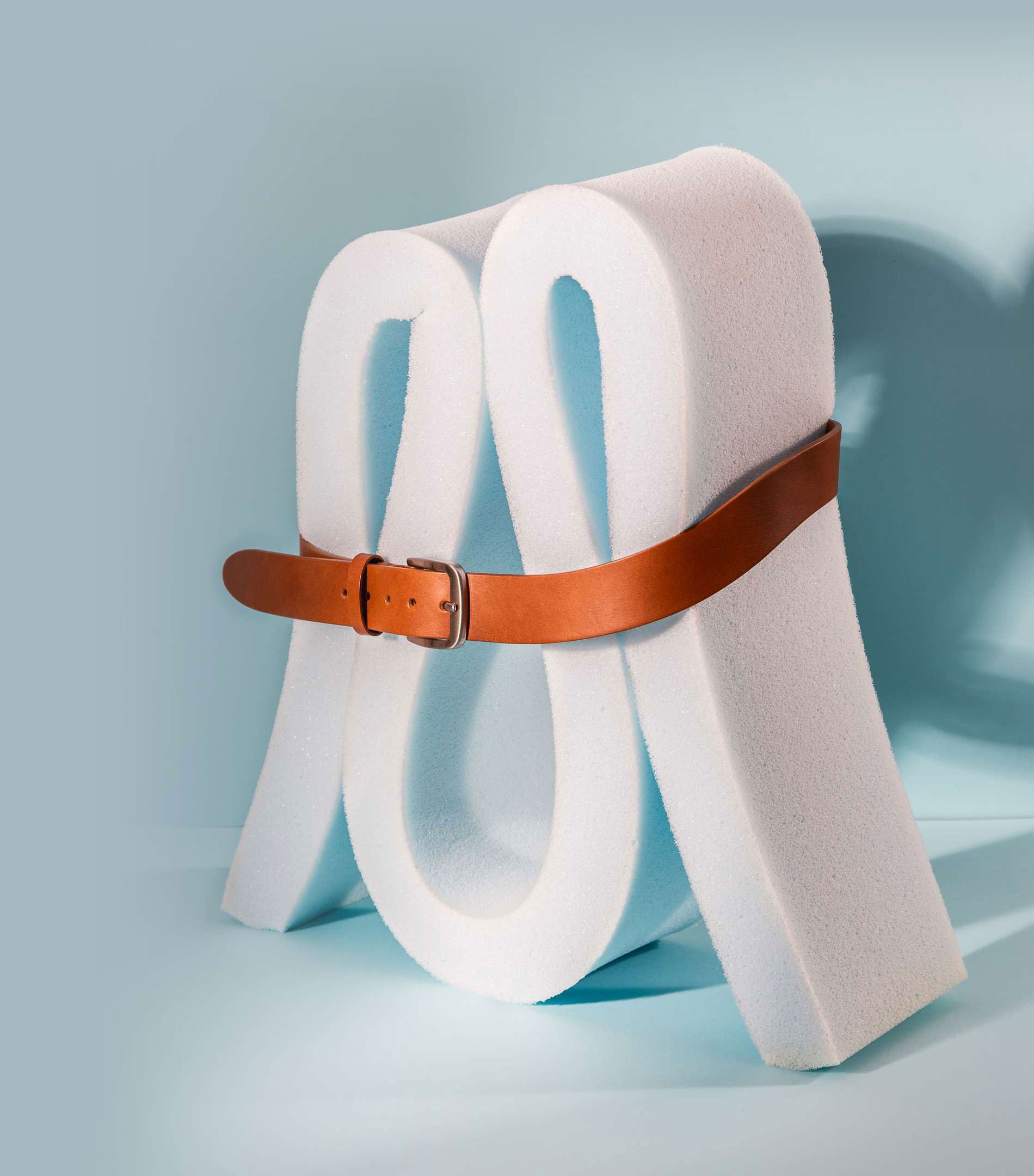 Mobelt - Cintura innovativa in pelle Cognac - immagine 6