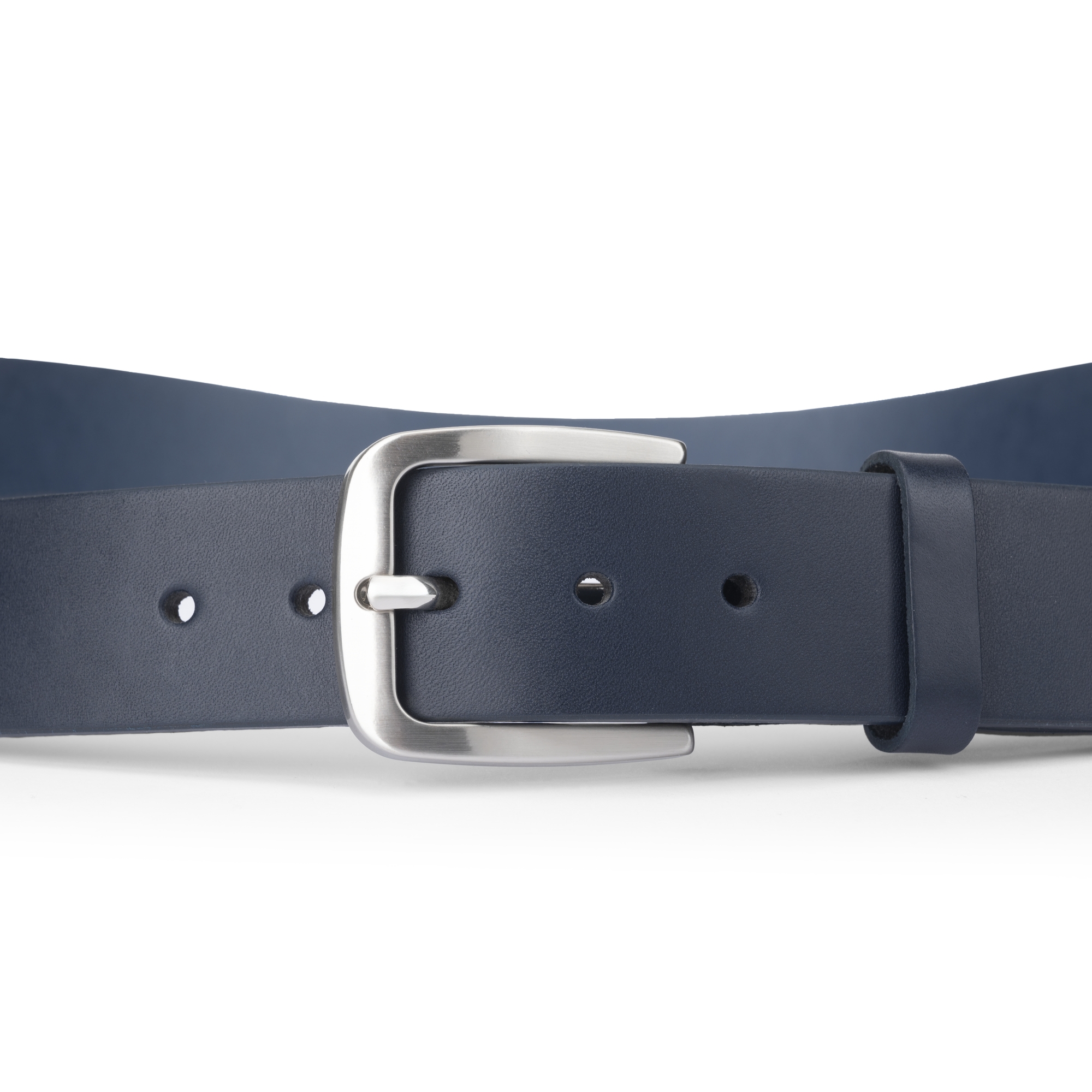 Cintura Mobelt Natural Blu dettaglio fibbia