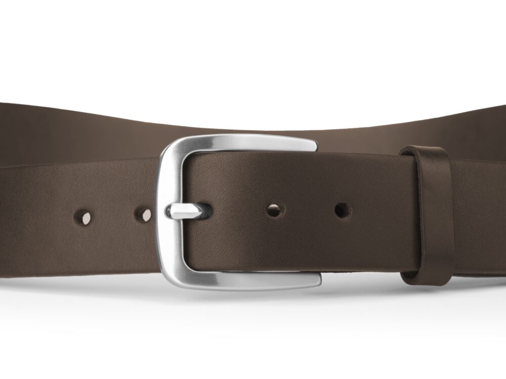 Cintura Mobelt Natural Marrone dettaglio fibbia